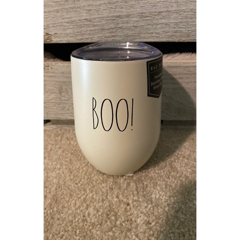 Rae Dunn "Boo" Wine Tumbler